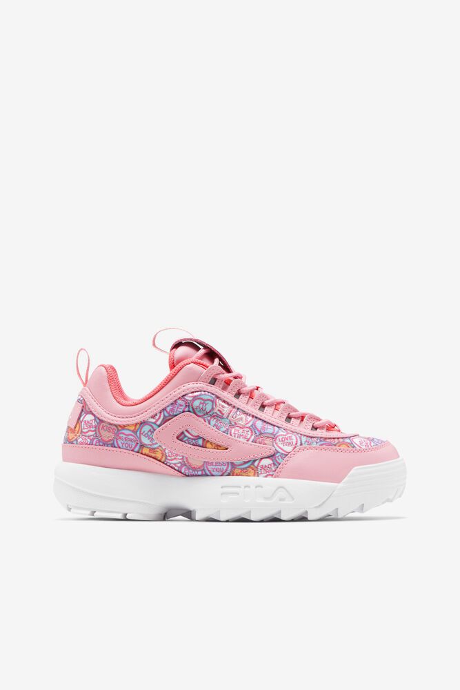 Fila Disruptor 2 Valentine's Day Trainers Pink - Womens - 98046SNZI